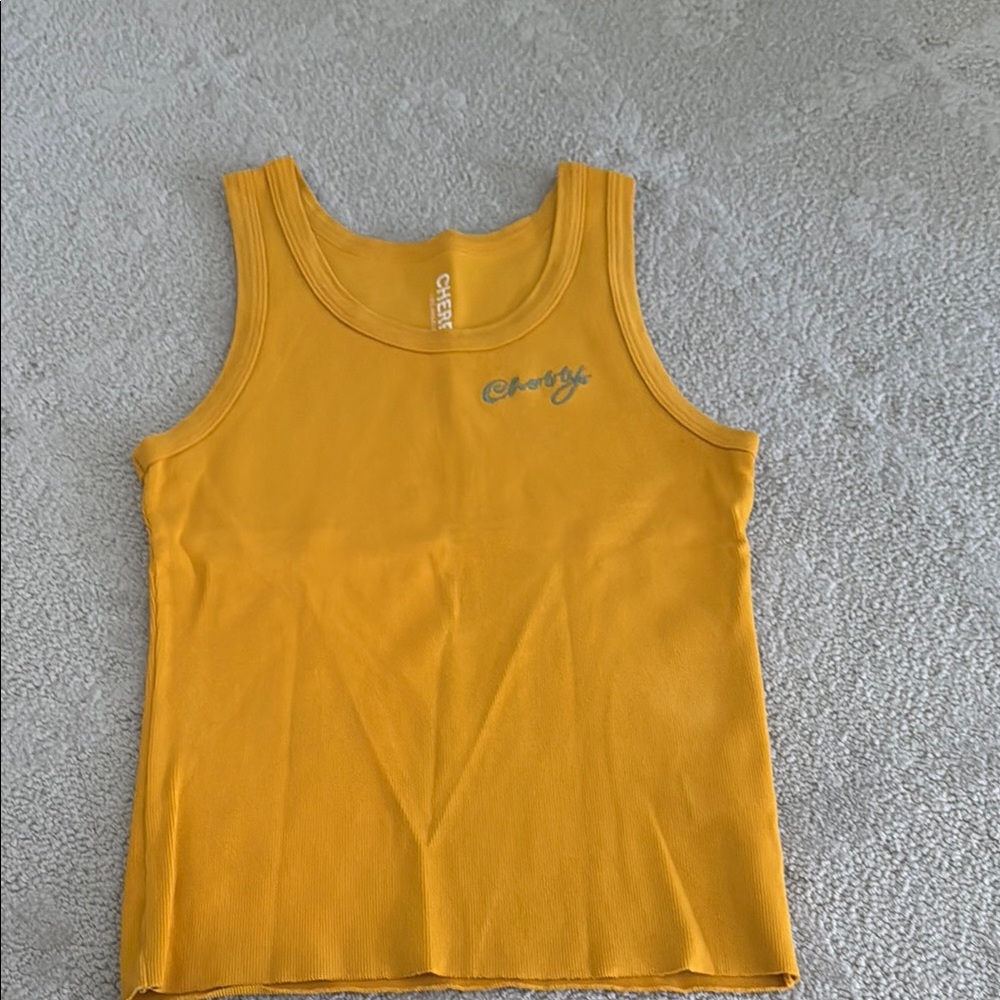 Yellow Tank Top for Women